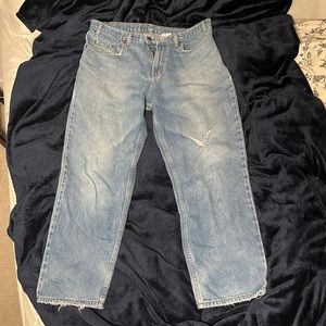 Distressed Baggy Jeans